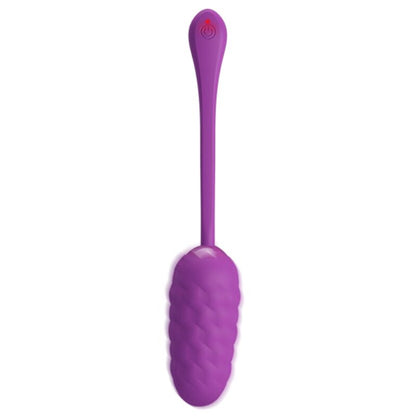 PRETTY LOVE - VIBRATING EGG WITH PURPLE RECHARGEABLE SEATEXTURE