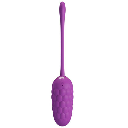 PRETTY LOVE - VIBRATING EGG WITH PURPLE RECHARGEABLE SEATEXTURE