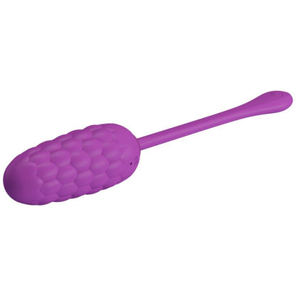 PRETTY LOVE - VIBRATING EGG WITH PURPLE RECHARGEABLE SEATEXTURE