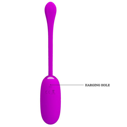 PRETTY LOVE - JULIUS WATERPROOF, RECHARGEABLE VIBRATING EGG PURPLE
