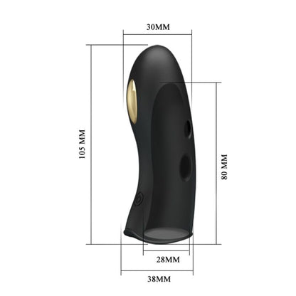 PRETTY LOVE - MARICO BLACK ELECTROSTIMULATOR FINGER SLEEVE