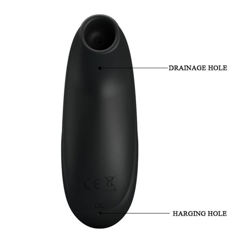 PRETTY LOVE - LUXURY RECHARGEABLE SUCKING MASSAGER BLACK