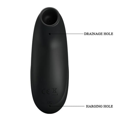 PRETTY LOVE - LUXURY RECHARGEABLE SUCKING MASSAGER BLACK
