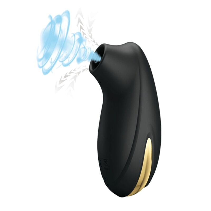 PRETTY LOVE - LUXURY RECHARGEABLE SUCKING MASSAGER BLACK