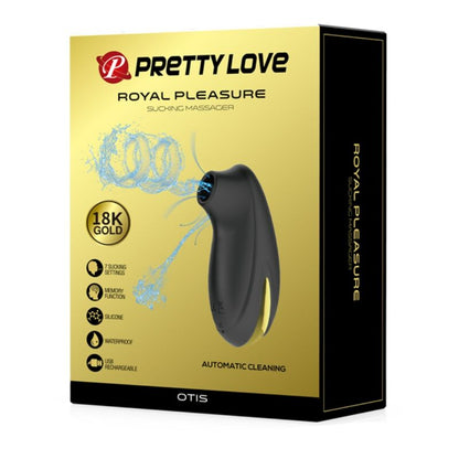 PRETTY LOVE - LUXURY RECHARGEABLE SUCKING MASSAGER BLACK
