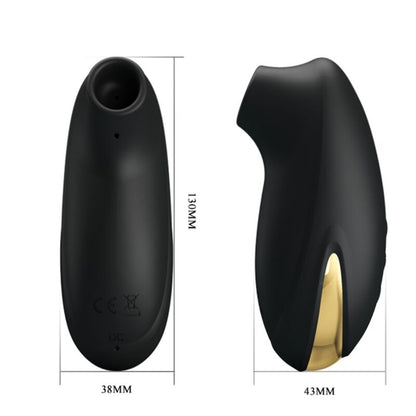 PRETTY LOVE - LUXURY RECHARGEABLE SUCKING MASSAGER BLACK