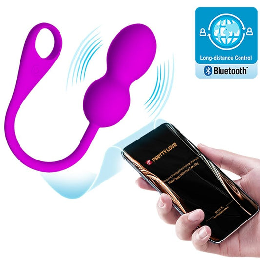 PRETTY LOVE - ELVIRA RECHARGEABLE VIBRATING EGG PURPLE