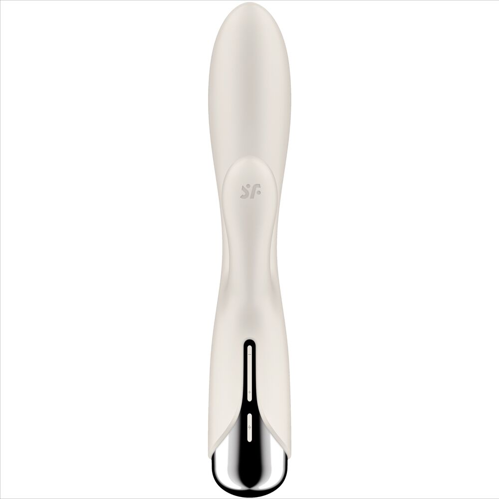 SATISFYER - SPINNING RABBIT 1 CLITORAL AND G-SPOT STIMULATION BEIGE