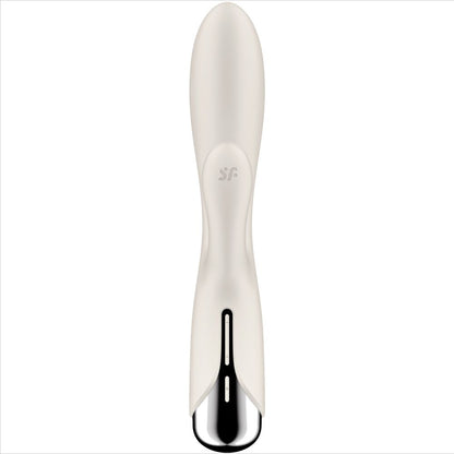 SATISFYER - SPINNING RABBIT 1 CLITORAL AND G-SPOT STIMULATION BEIGE