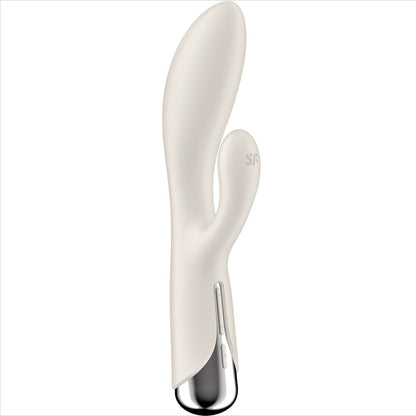 SATISFYER - SPINNING RABBIT 1 CLITORAL AND G-SPOT STIMULATION BEIGE