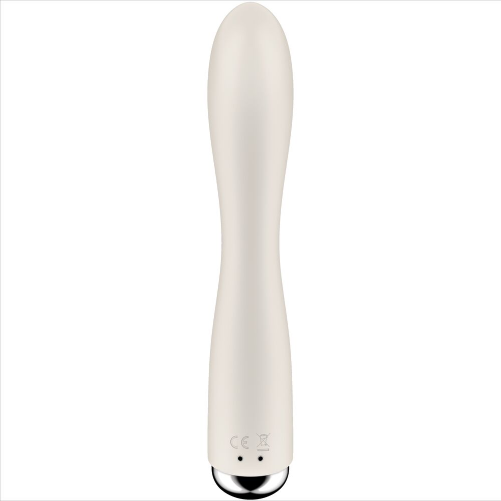 SATISFYER - SPINNING RABBIT 1 CLITORAL AND G-SPOT STIMULATION BEIGE