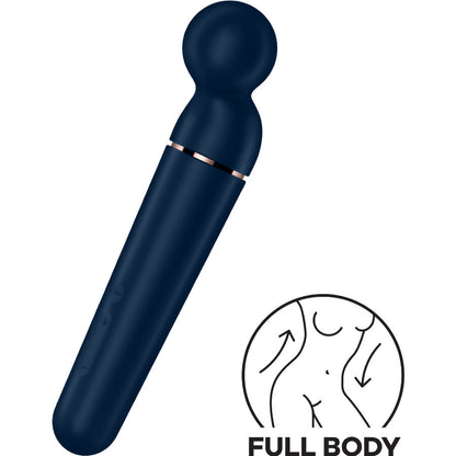 SATISFYER - PLANET WAND VIBRATOR MASSAGER BLUE