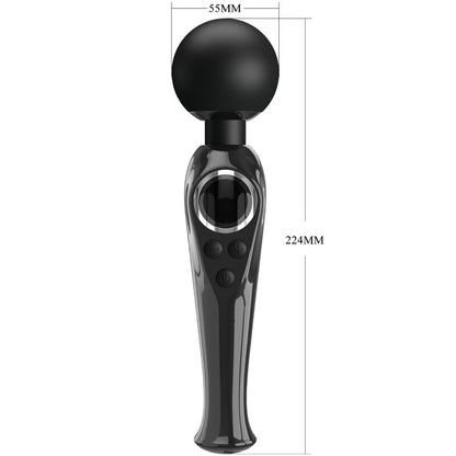 PRETTY LOVE - SKYLER WAND VIBRATOR BLACK