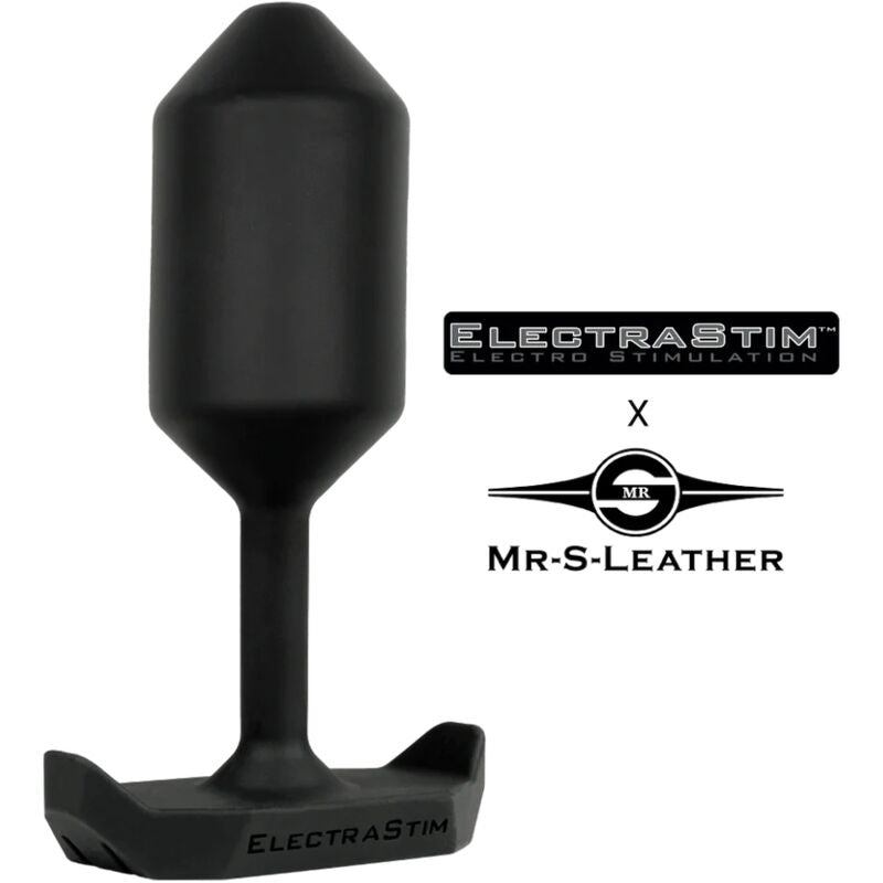 ELECTRASTIM - ANAL ELECTRO PLUG MR-S-LEATHER