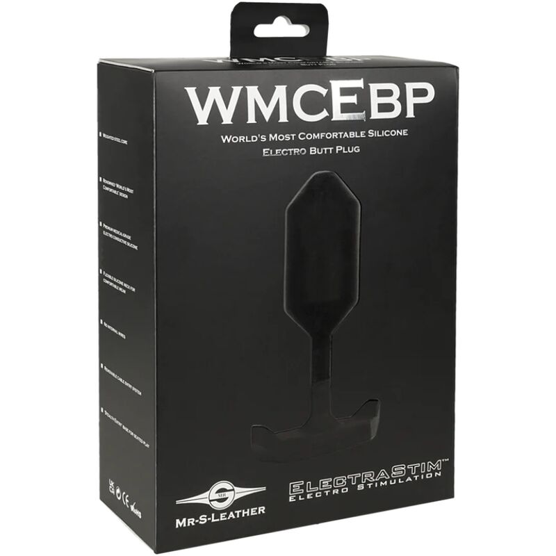 ELECTRASTIM - ANAL ELECTRO PLUG MR-S-LEATHER