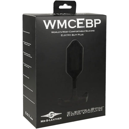 ELECTRASTIM - ANAL ELECTRO PLUG MR-S-LEATHER