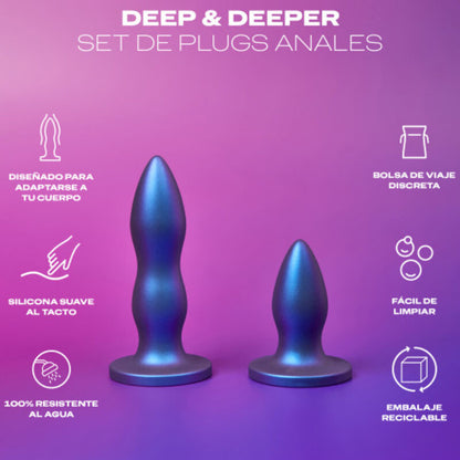 DUREX - TOY ANAL PLUG DEEP & DEEPER SET