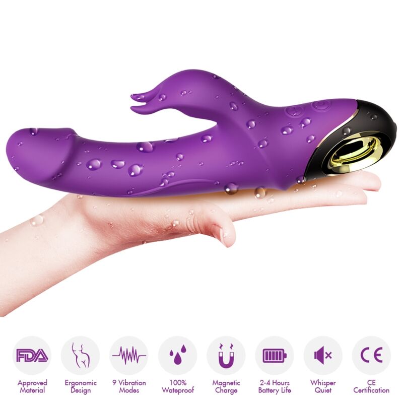 ARMONY - METEROR DILDO VIBRATOR RABBIT LILAC