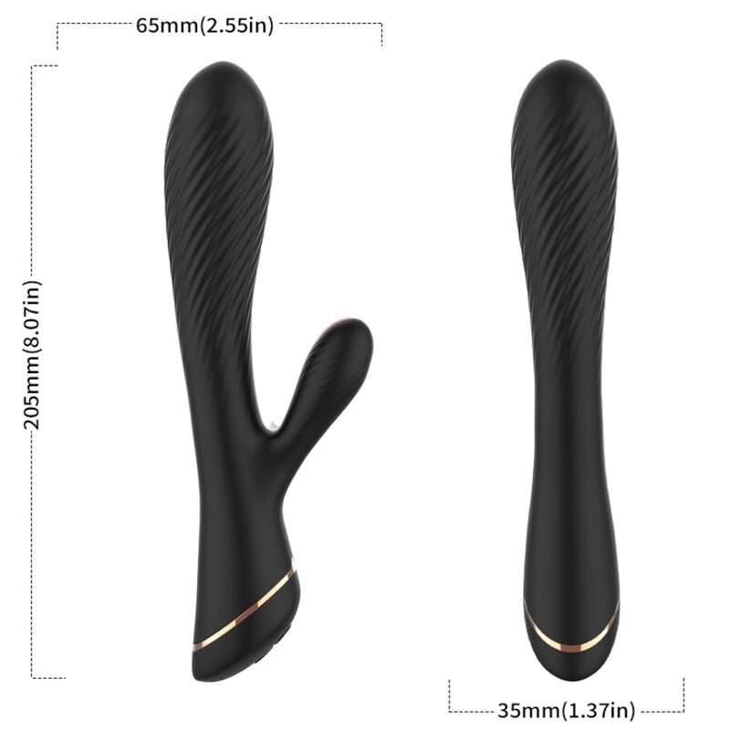 ARMONY - RABBIT VIBRATOR SILICONE BLACK