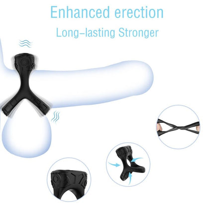ARMONY - RING VIBRATOR & MULTI-POSITION BLACK