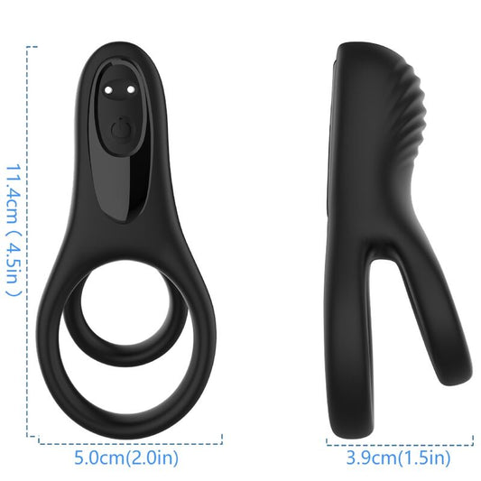 ARMONY - DUAL-RING VIBRATOR BLACK