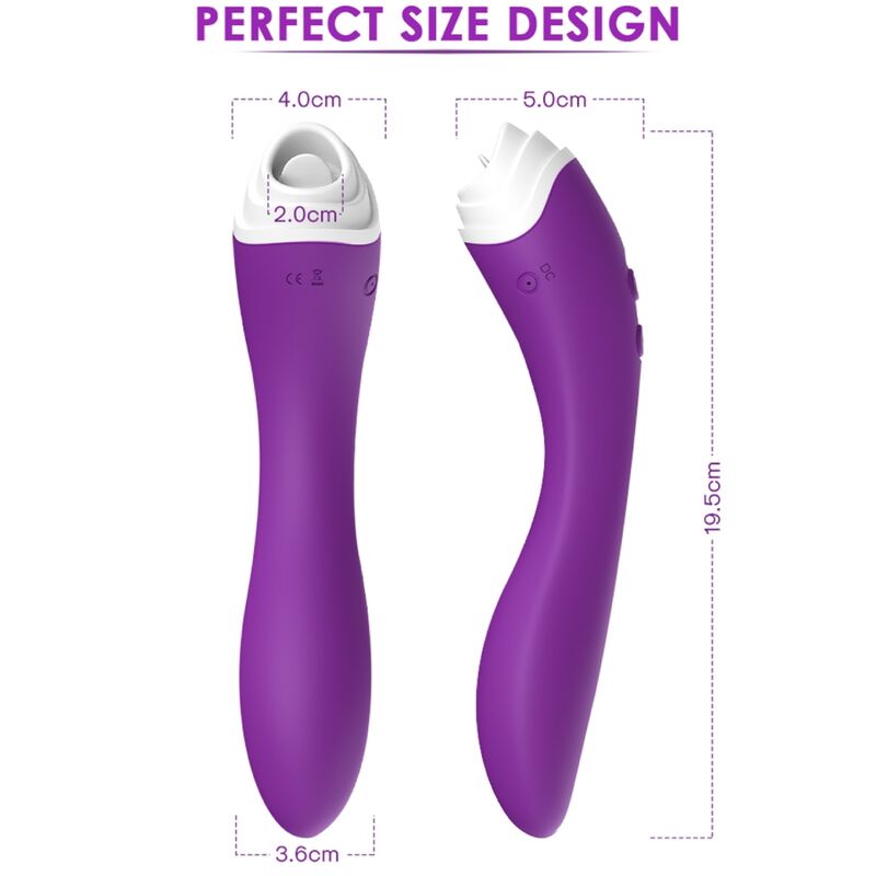 ARMONY - FAIRYLAND LICKS VIBRATING CLIT AND VIBRATOR PURPLE