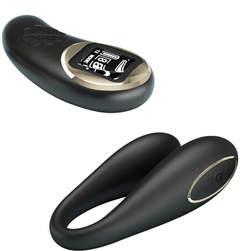 PRETTY LOVE - NATHAN DOUBLE PLEASURE VIBRATOR WITH REMOTE CONTROL