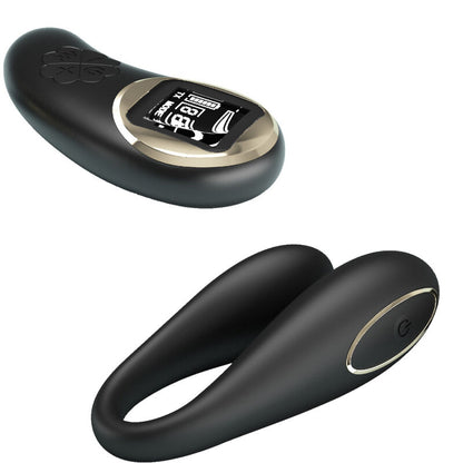 PRETTY LOVE - NATHAN DOUBLE PLEASURE VIBRATOR WITH REMOTE CONTROL