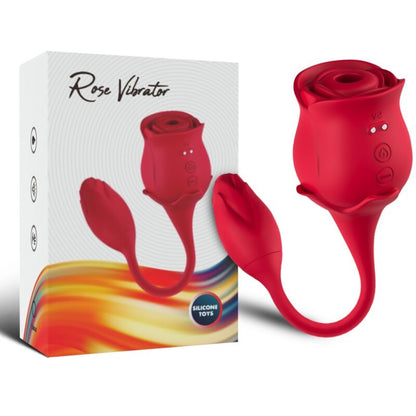 ARMONY - PINK CLITORAL SUCKER & VIBRATOR 10 MODES RED