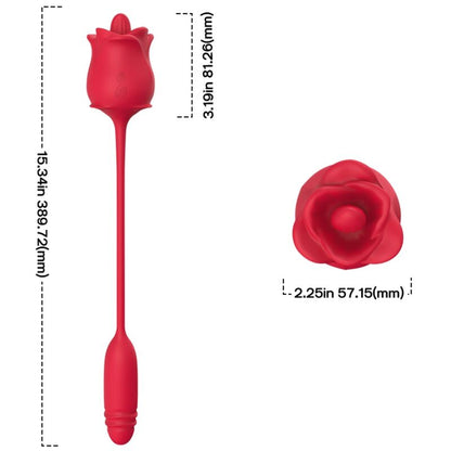 ARMONY - 3-IN-1 PINK, STIMULATOR, SUCTION AND UP&DOWN FUNCTION WITH RED TAIL