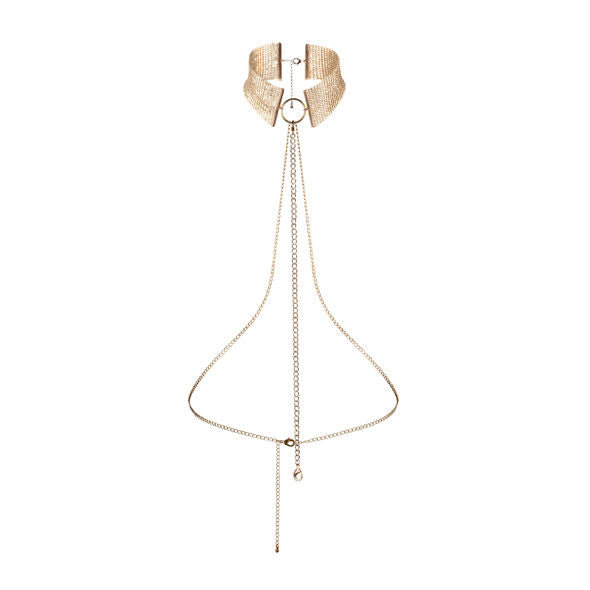 BIJOUX - METALLIC DESIRE GOLD METALLIC NECKLACE