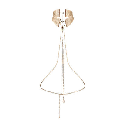 BIJOUX - METALLIC DESIRE GOLD METALLIC NECKLACE