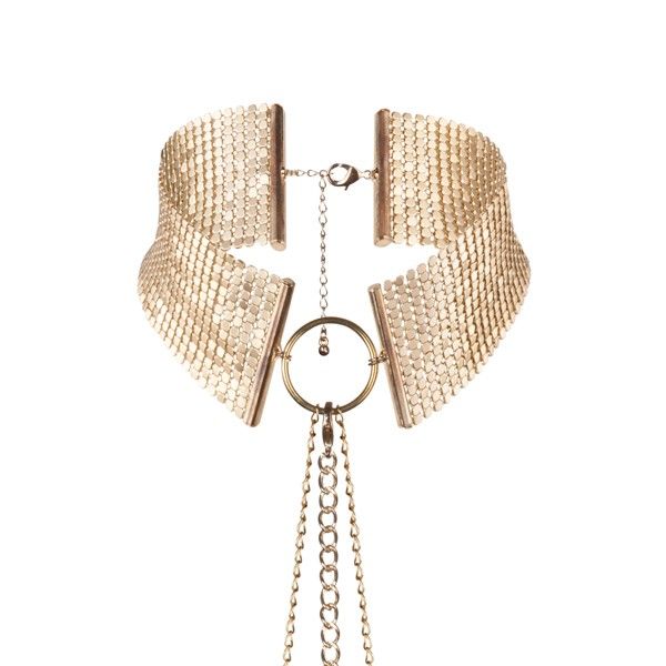 BIJOUX - METALLIC DESIRE GOLD METALLIC NECKLACE