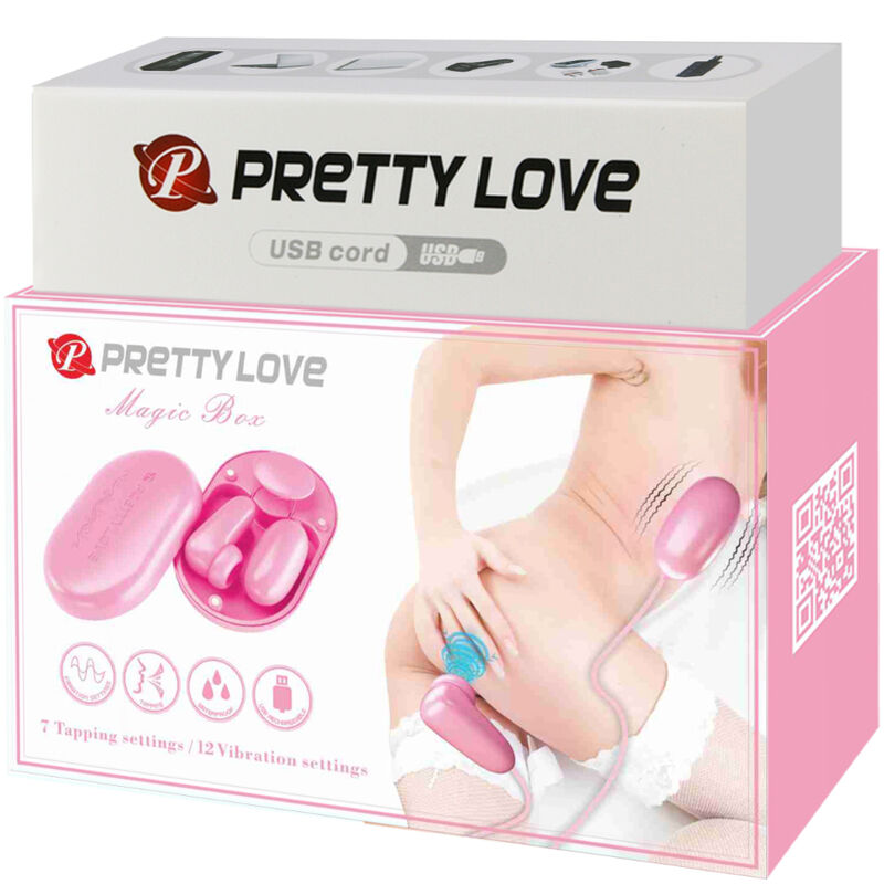 PRETTY LOVE - MAGIC BOX VIBRATION BALL & PINK STIMULATOR