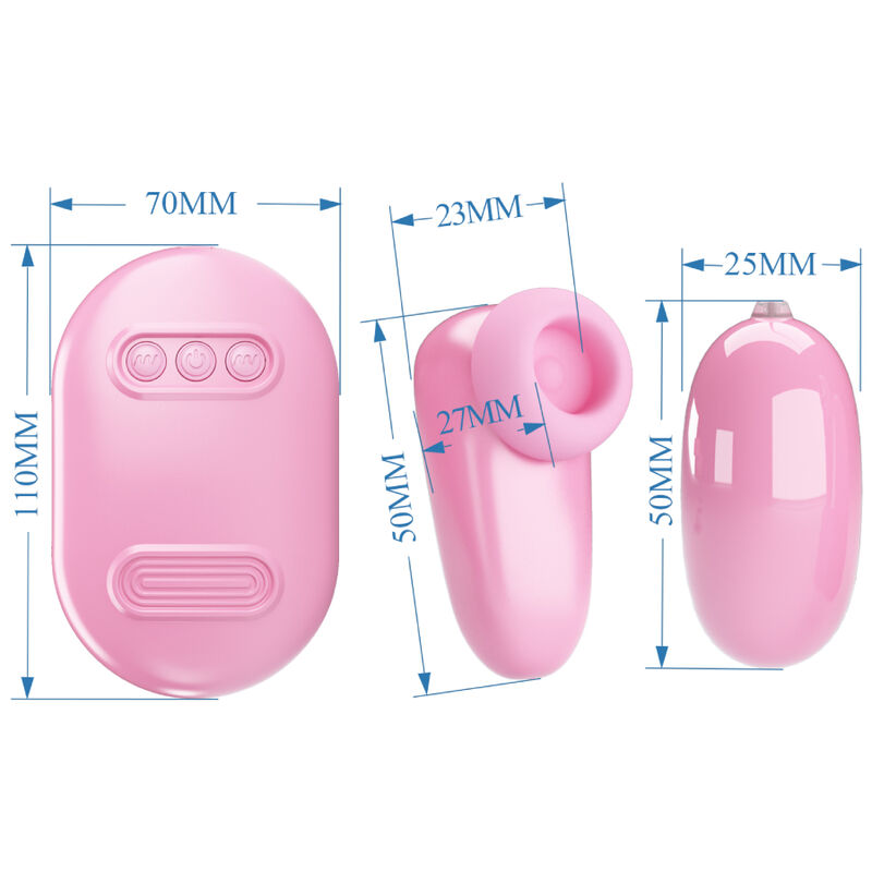 PRETTY LOVE - MAGIC BOX VIBRATION BALL & PINK STIMULATOR