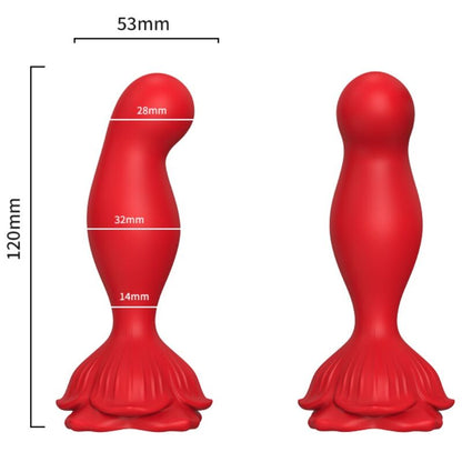 ARMONY - PINK VIBRATOR & ANALE PLUG REMOTE CONTROL RED