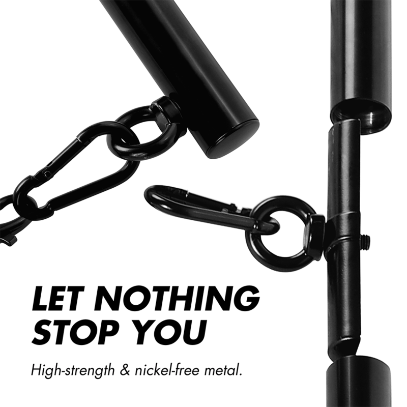FETISH SUBMISSIVE BONDAGE - ADJUSTABLE SPREADER BAR 4 PIECE