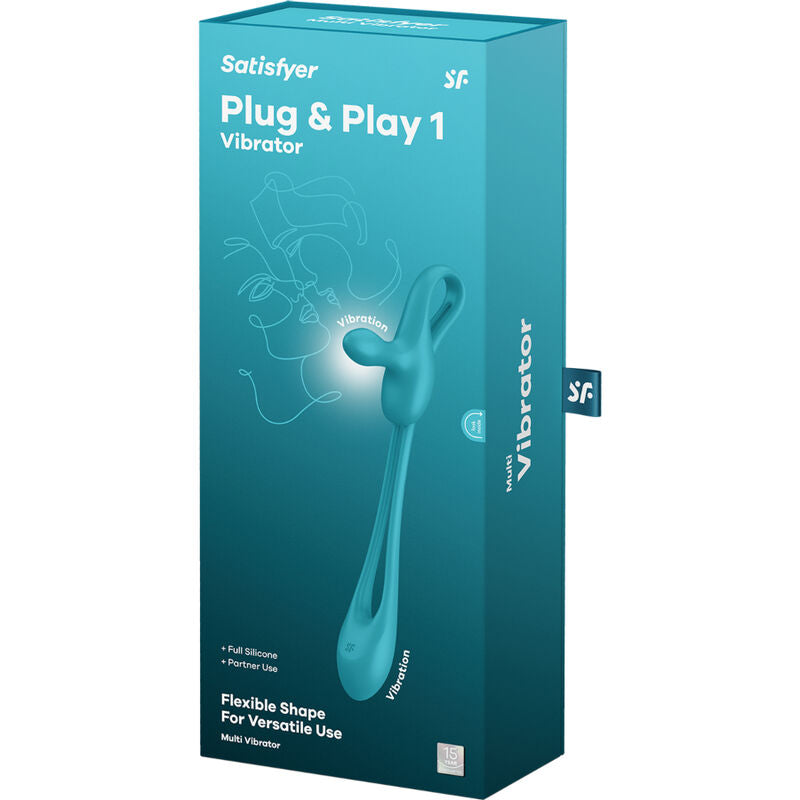 SATISFYER - PLUG & PLAY 1 FLEXIBLE MULTI-VIBRATOR
