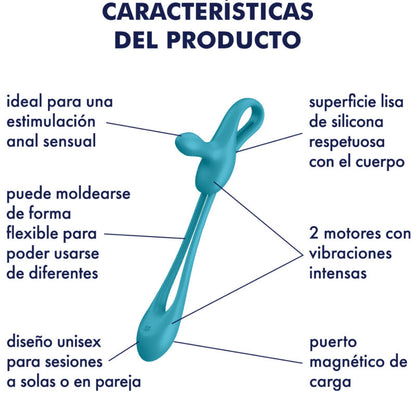 SATISFYER - PLUG & PLAY 1 FLEXIBLE MULTI-VIBRATOR