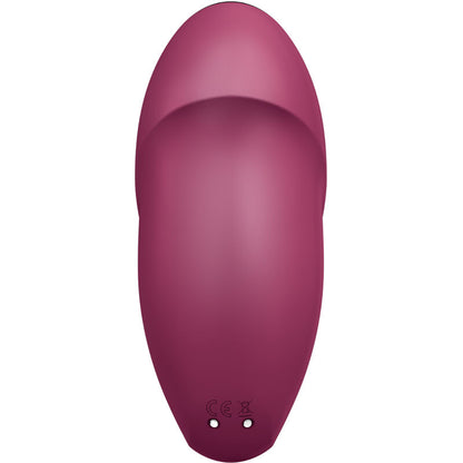 SATISFYER - TAP & CLIMAX 1 CLITORAL VIBRATOR RED
