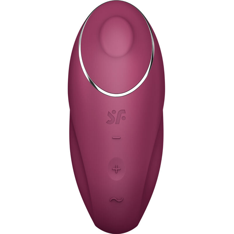SATISFYER - TAP & CLIMAX 1 CLITORAL VIBRATOR RED