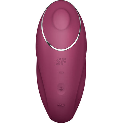 SATISFYER - TAP & CLIMAX 1 CLITORAL VIBRATOR RED
