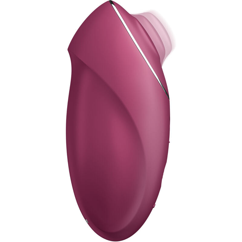 SATISFYER - TAP & CLIMAX 1 CLITORAL VIBRATOR RED