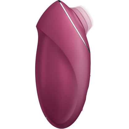 SATISFYER - TAP & CLIMAX 1 CLITORAL VIBRATOR RED