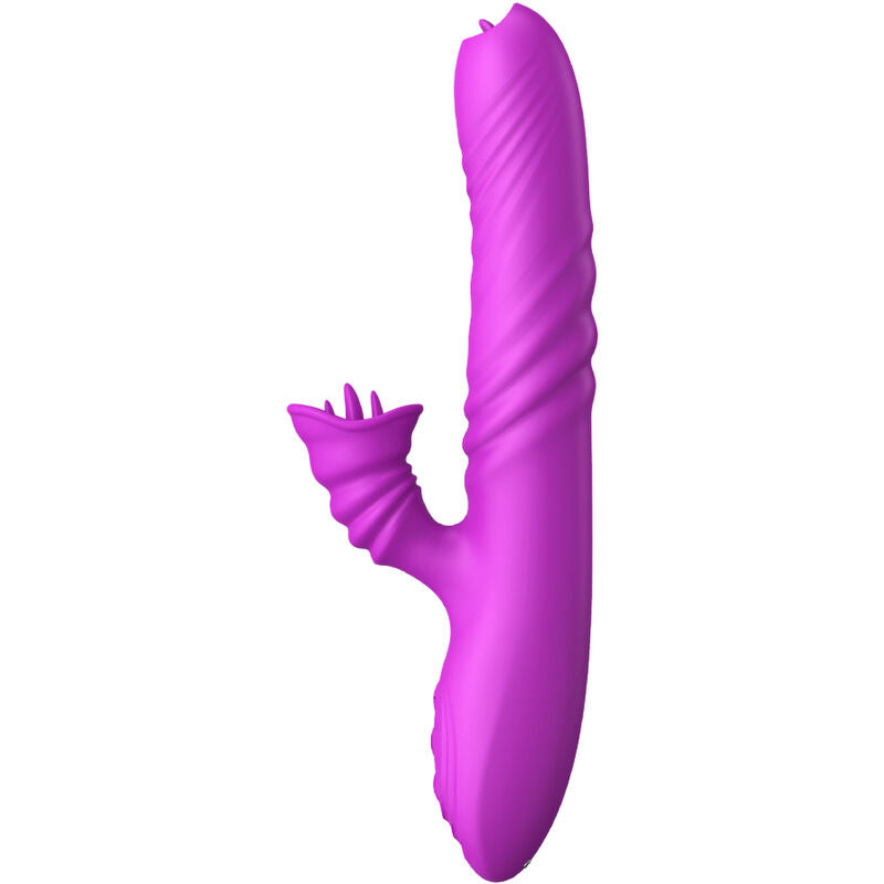 ARMONY - ANGELIA MULTIFUNCTION VIBRATOR DOUBLE TONGUE PURPLE WARMING EFFECT
