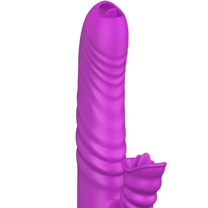 ARMONY - ANGELIA MULTIFUNCTION VIBRATOR DOUBLE TONGUE PURPLE WARMING EFFECT