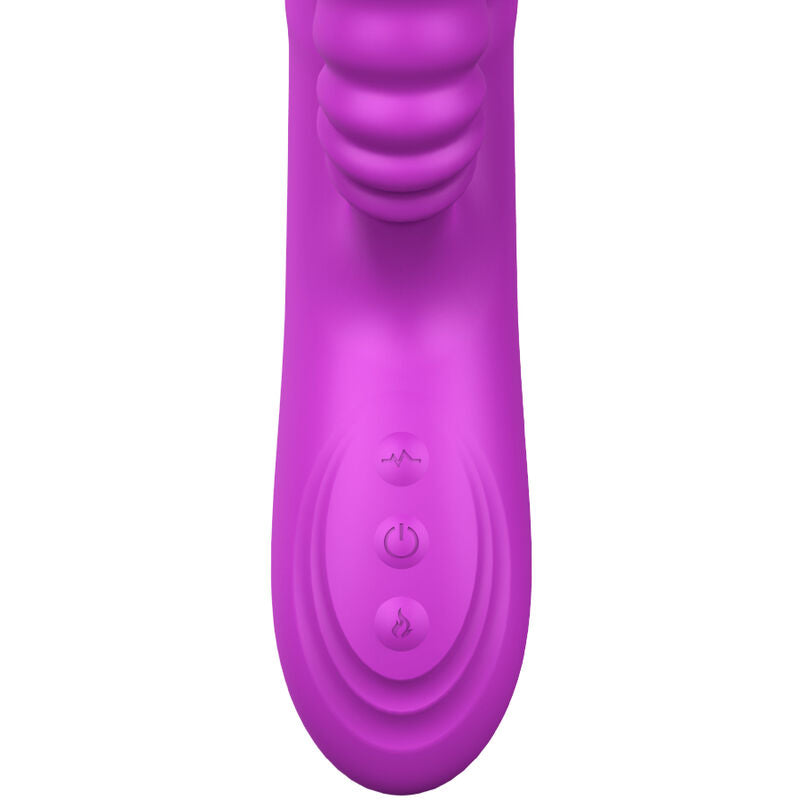 ARMONY - ANGELIA MULTIFUNCTION VIBRATOR DOUBLE TONGUE PURPLE WARMING EFFECT