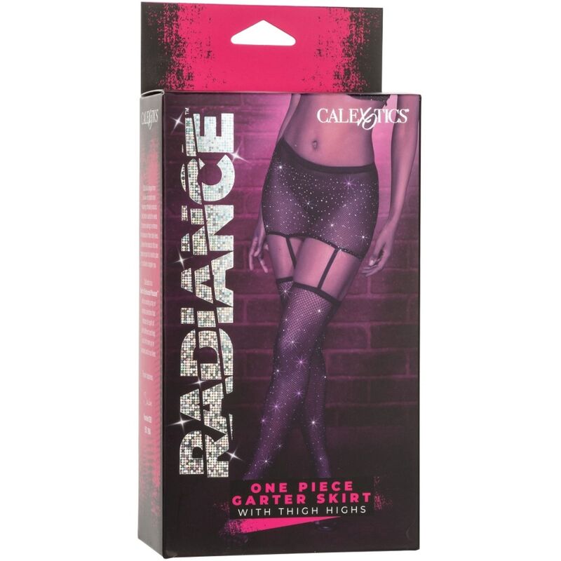 CALEXOTICS - RADIANCE GARTERED THIGH-HIGHS
