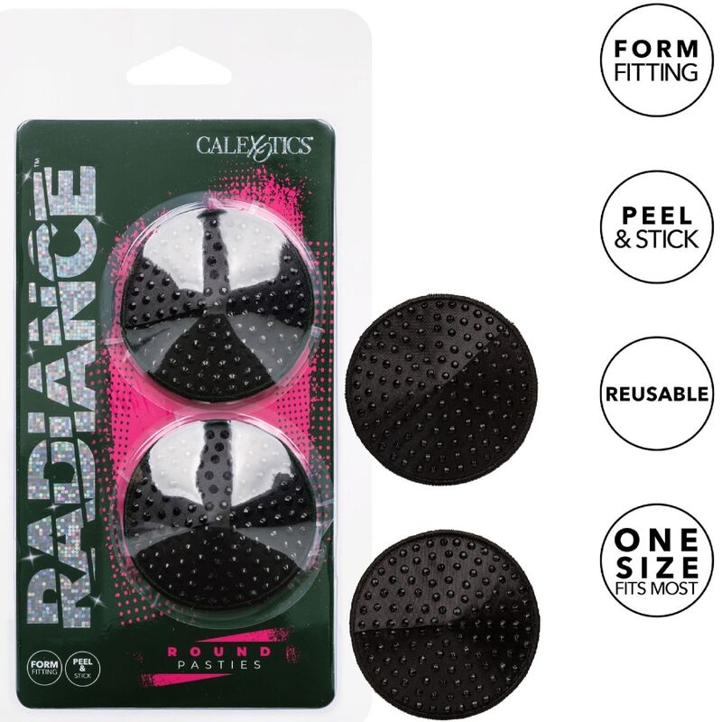 CALEXOTICS - RADIANCE ROUND JEWELED NIPPLE COVERS