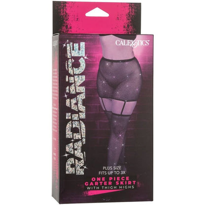 CALEXOTICS - RADIANCE GARTER SKIRT, THIGH HIGH, PLUS SIZE